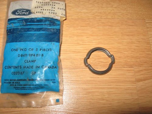 Nos 1978 ford mercury monarch egr cooler tube outlet clamp d84y-9f481-b