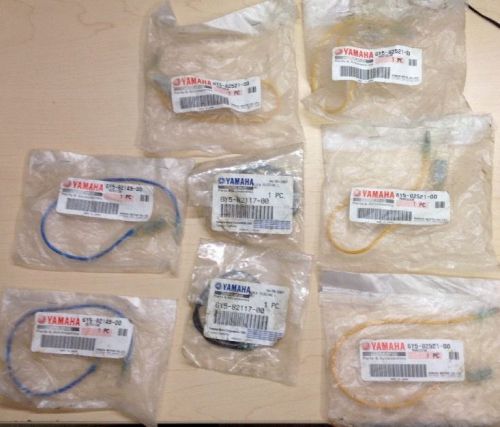 Yamaha rigging leads lot of 8. &#034;yamaha genuine parts &amp; accessories&#034;