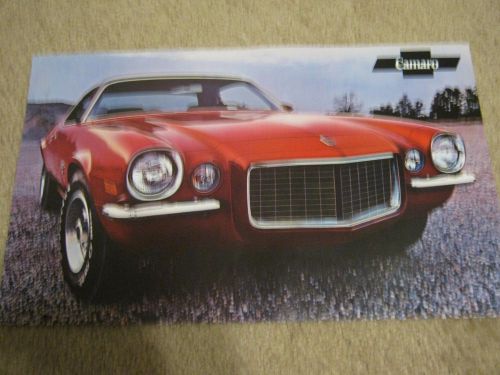 1971 chevrolet camaro dealer sales-showroom brochure, z28, lt, ss