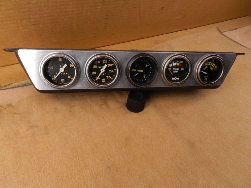 Gauge pod cluster hot rat rod sw b&amp;m stewart warner gasser