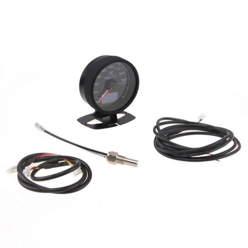 60mm 34-color led light digital oil temp temperature gauge meter universal fit