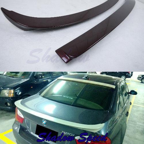 Painted e90 bmw sedan a style rear roof spoiler + trunk rear spoiler 668