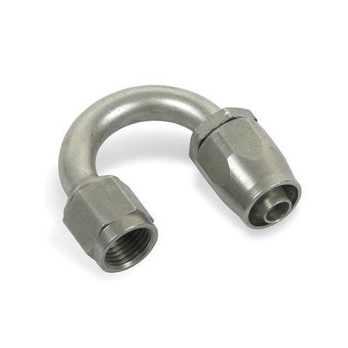 Earl&#039;s 498008erl hose end auto-fit 180 deg -8 an -8 an adapter stainless ea