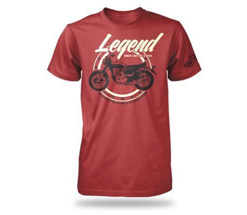 Honda collection heritage cb750 men&#039;s t-shirt - maroon - large