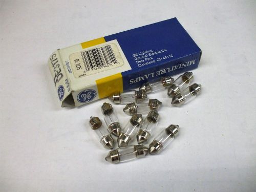 Nos ge de3175 miniature lamps-lot of 11 bulbs