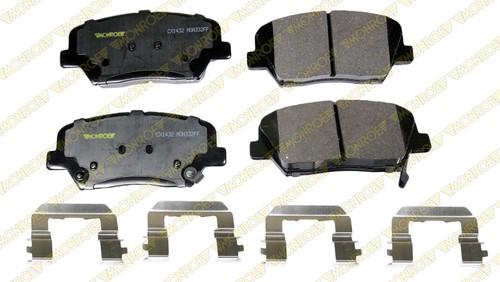 Monroe cx1432 brake pad or shoe, front-monroe ceramics brake pad