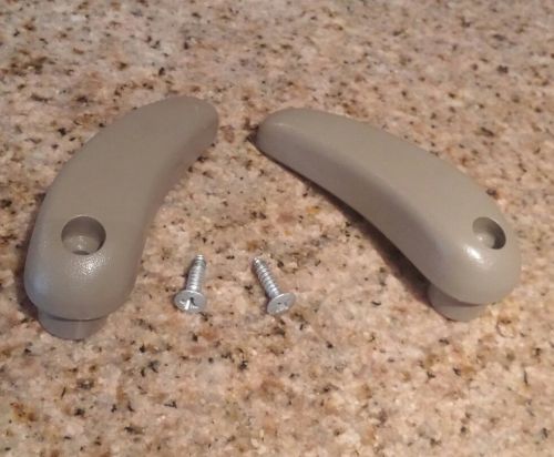 Tan l+ r set suburban silverado tahoe sierra blazer seat lever levers  + screws