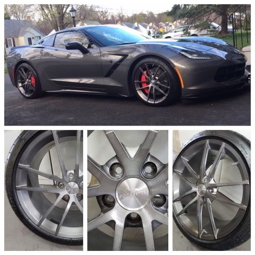 Forgeline wheels tires ar1 c7 corvette vette chevrolet rims