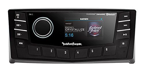 Rockford fosgate pmx5 punch marine oversized 2.7&#034; din am/fm bluetooth receiver