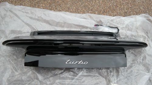 Porsche 911-997 turbo oem factory  rear engine deck lid &amp; spoiler fit 2007-2013