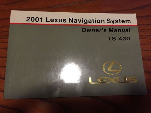 2001 lexus ls430 navigation manual