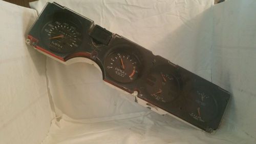 86-92 firebird ta 85 mph instrument cluster speedometer miles 45833 85 trans am