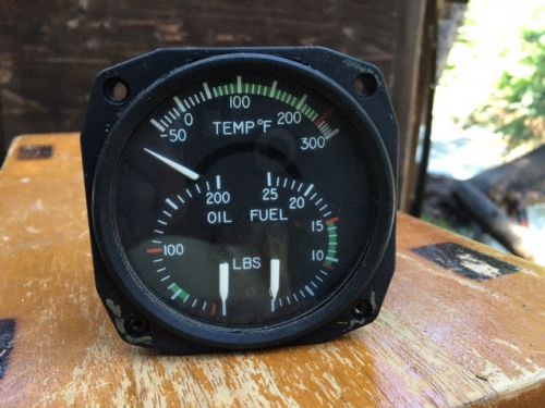 3 in 1 engine gauge unit cessna 310 55 thru 58 models