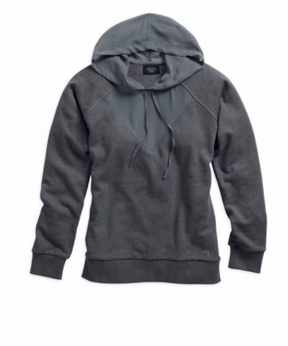 New harley-davidson xl women&#039;s sheer accent hoodie sweatshirt hd sweat shirt top