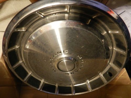 Set of 4 vintage oem 14&#034; ford mustang factory rims center hub cap wheel covers