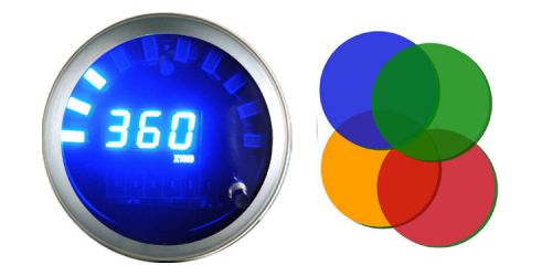 Cyberdyne digital tachometer style: prism series