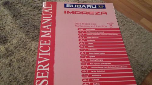 2003 subaru impreza mechanism functio n section 8 servic manual