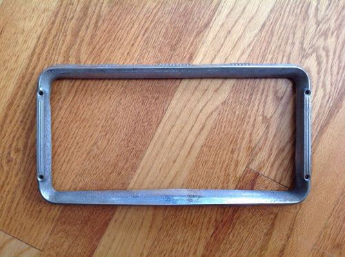 Vintage chrome license plate holder model 9231-a