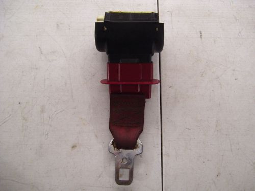 85-92 camaro firebird trans am rear seat belt red lh rh lap side lower