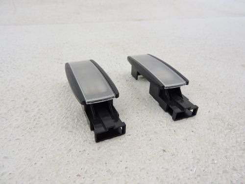 Mk6 vw golf gti black sun visor vanity light lights pair factory oem -611