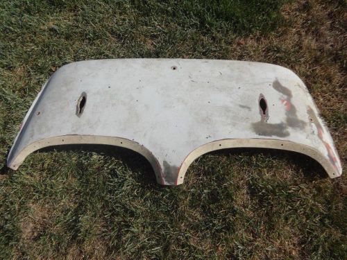 1958 1959 1960 corvette deck lid convertible good condition stripped - original