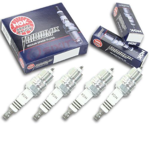 4pcs 69-90 hardin h240j taper seat ngk iridium ix spark plugs kit set engine xm