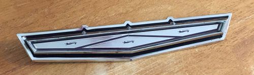 1965 galaxie trunk emblem with trunk backing plate emblem