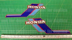 1984 84&#039; honda atc 110 atv gas tank 2pc vintage graphics decal stickers