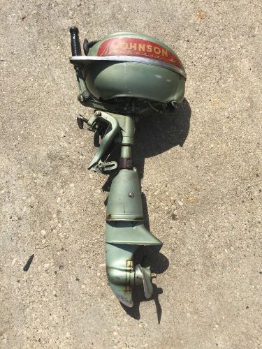 Vintage  5 hp 1949 johnson outboard  model number tdl 20