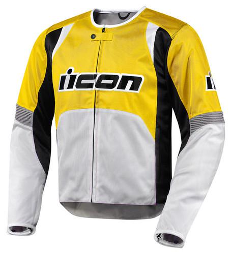 New icon overlord yellow textile jacket. 3xl