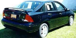 Painted ford focus 4dr factory style i spoiler 2000-2004