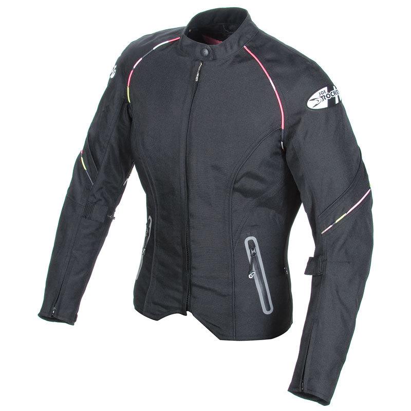 Joe rocket luna 2.0 women's waterproof jacket black sz large  9061-2004 