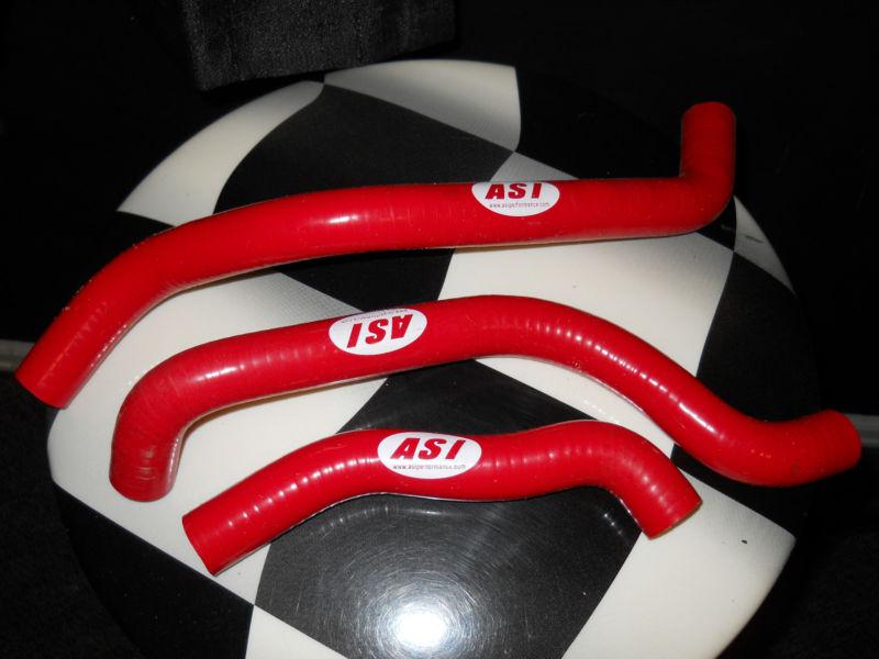 Honda trx 250r trx250r silicone radiator hoses red new engine coolant hose asi