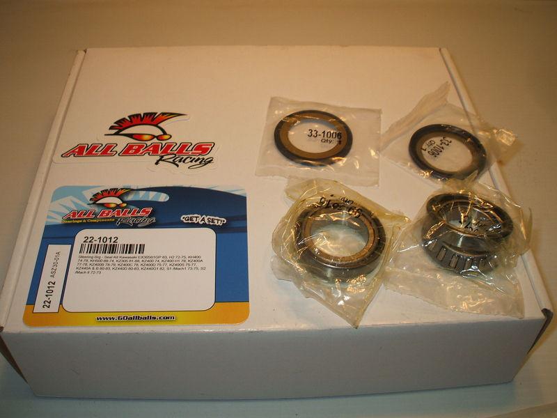 Kawasaki h1,h2,s1,s2,s3,kh400,kh500 new tapered steering bearings kz400,kz440