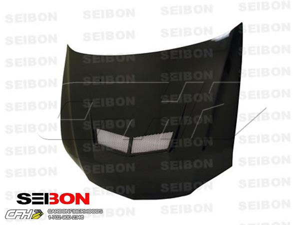 Seibon carbon fiber vsii-style carbon fiber hood kit auto body mitsubishi evo 03