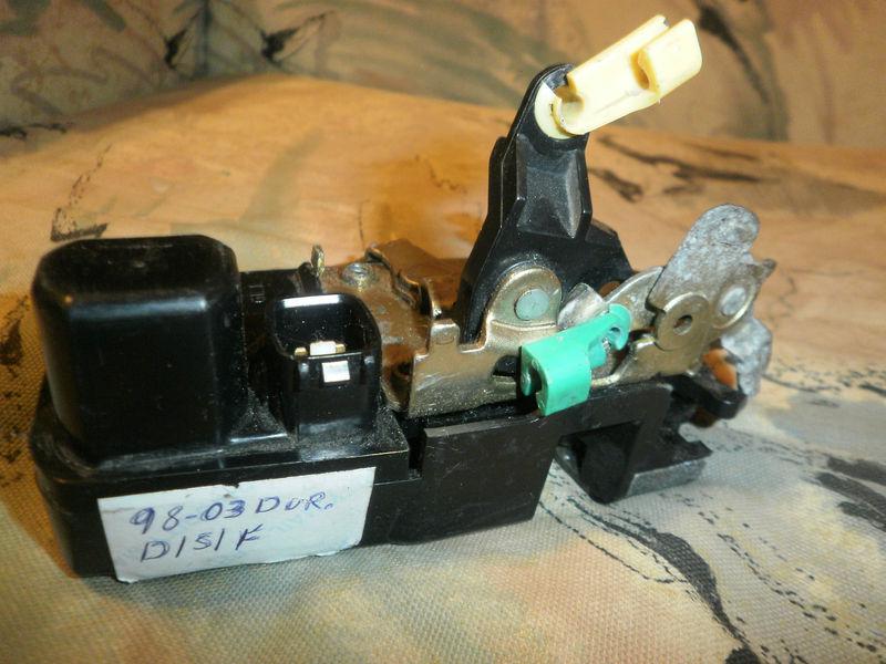 98 99 00 01 02 03 durango driver side left front door latch lock actuator oem 