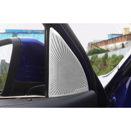 For benz gla w156 2020-2022 silver titanium a pillar front triangle cover trim