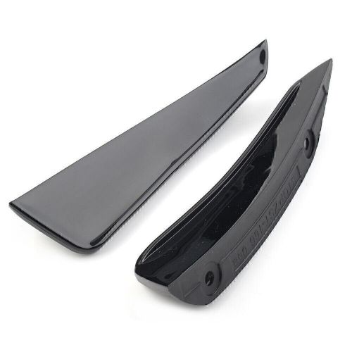 Front bumper splitter spoiler side canards for mercedes benz a-class w176 16-18