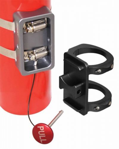 Joes racing products 12822 fire extinguisher mount bracket 1 1/2&#034; 1.5 bar clamp