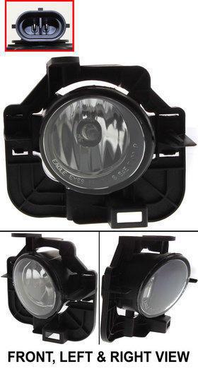 Clear lens new driving light with bulbs right hand halogen rh passenger side car