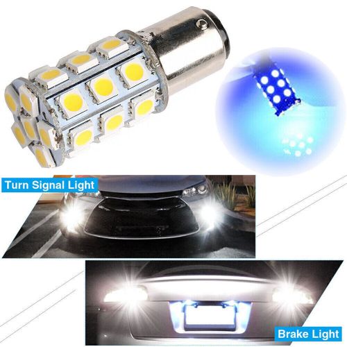 1x blue cabin marine boat led interior lamp 27-smd ba15d dc24v lights bulb