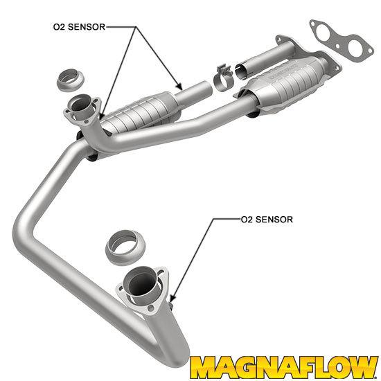 Magnaflow catalytic converter 23453 cadillac,chevrolet,gmc escalade,c1500,c1500