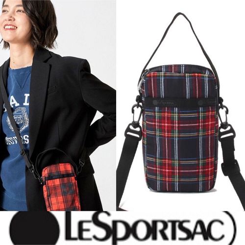 Lesportsac tartan check 2-way bag