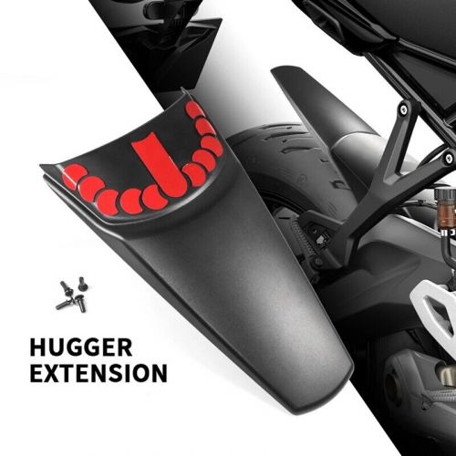 Motorcycle fenders rear extender hugger extension rear wheel cover for5519-