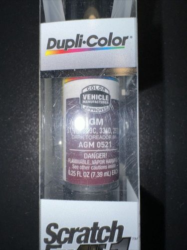 Dupli-color gm 51, wa 203c,334d, 257c dark toreador (m) agm0521, scratch fix