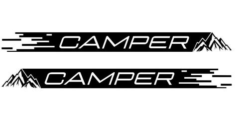 2x /camper / stickers / decal / graphic / vinyl