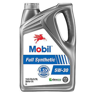 Mobil 1 125198 - sae 5w-30 full synthetic motor oil, 5 quarts x 3 jugs