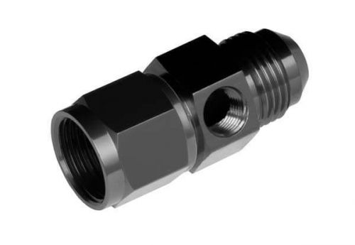 Redhorse 9192-06-2 -06 male to -06 female an with 1/8&#034; npt in hex-black