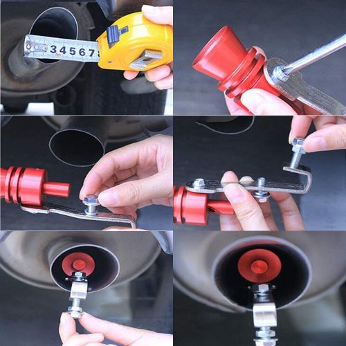 Blow off valve noise turbo sound whistle simulator muffler tip car accessories b