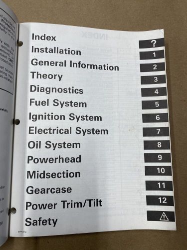 Oem evinrude omc 2000 ss service manual 60° v ffi 90 115 150 175 hp p/n 787063